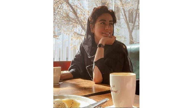 نازنین کیوانی بازیگر نقش باران در سریال چوب خط