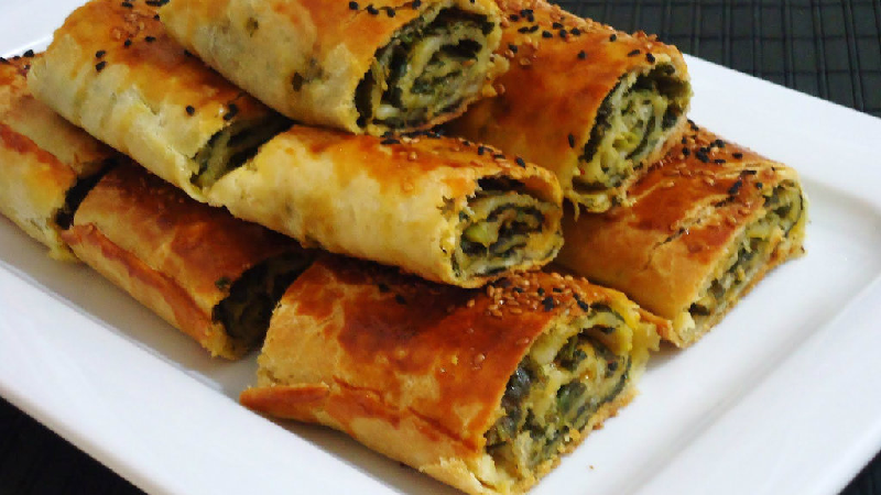 آموزش پخت غذای ترکیه‌ای بورک گوشت برای مهمانی‌های عصرانه