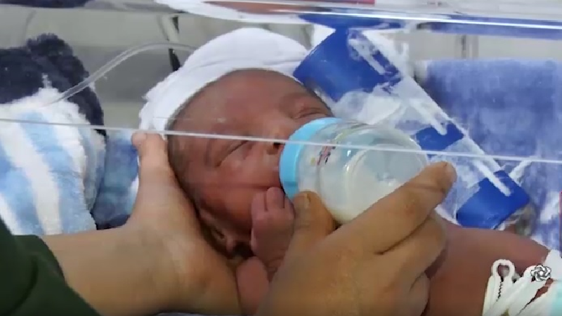 تولد نوزاد پسر 92 روز بعد از کمای مادر