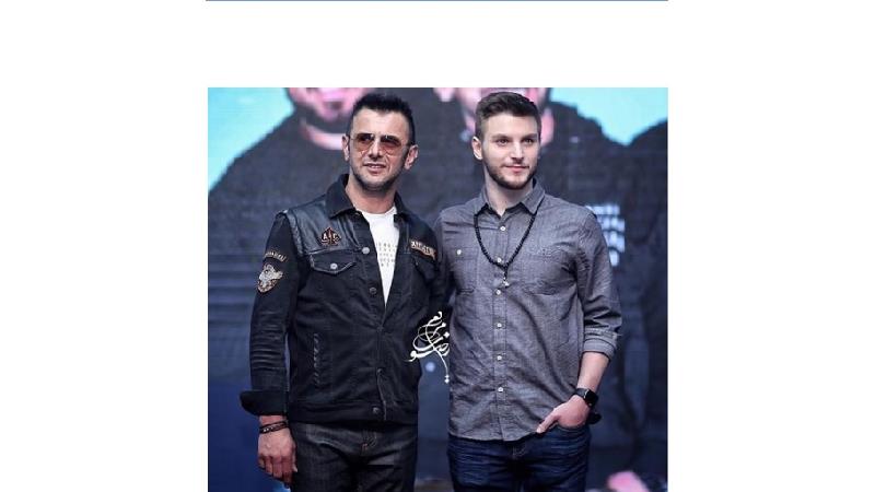 دارا حیایی در کنار پدرش امین حیایی