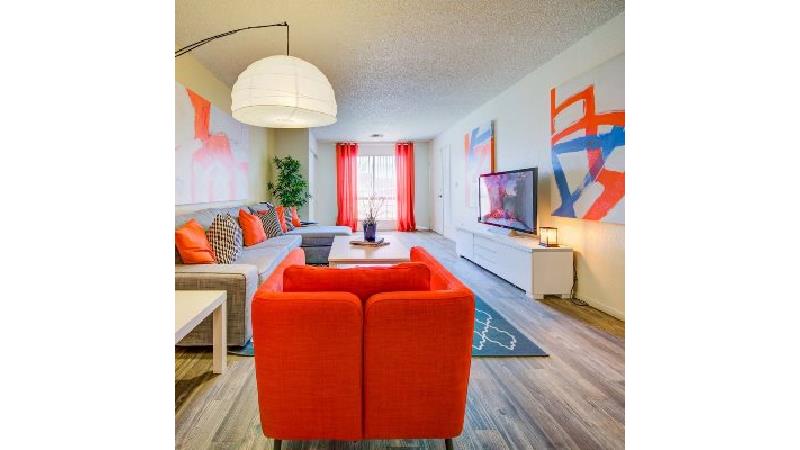 دکوراسیون خانه با رنگ نارنجی