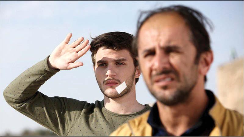 دارا و امین حیایی در فیلم شعله ور