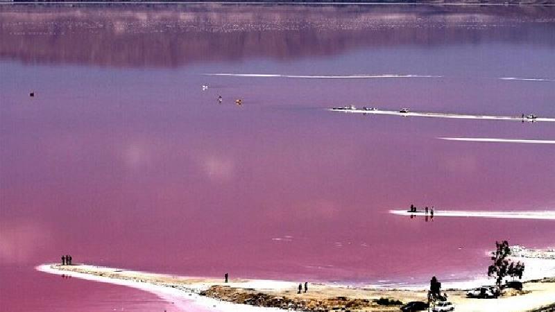 دریاچه مهارلو در زمستان دیدنی است