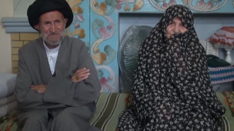 زندگی پدربزرگ زنجانی در کنار همسر مهربان