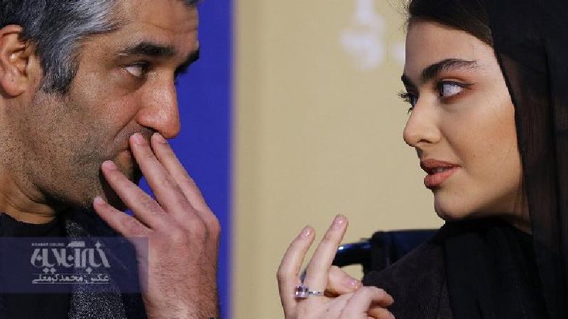 ریحانه پارسا در کنار پژمان جمشیدی