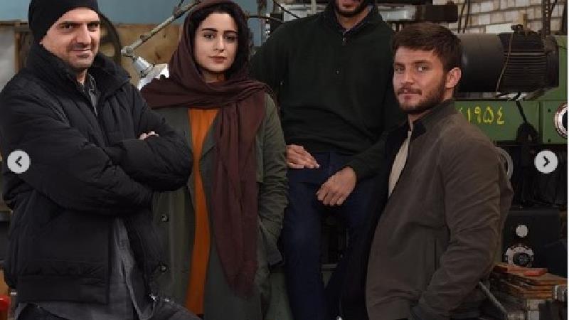 عکسی از پشت صحنه سریال از سرنوشت