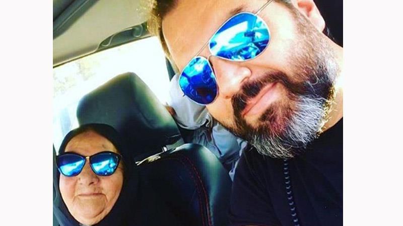 شهرام قائدی و مادرش