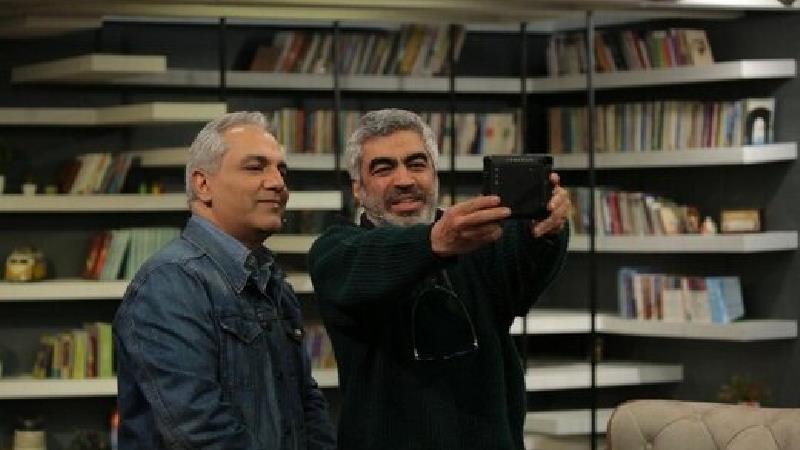 مهران مدیری و سروش صحت در برنامه کتاب باز