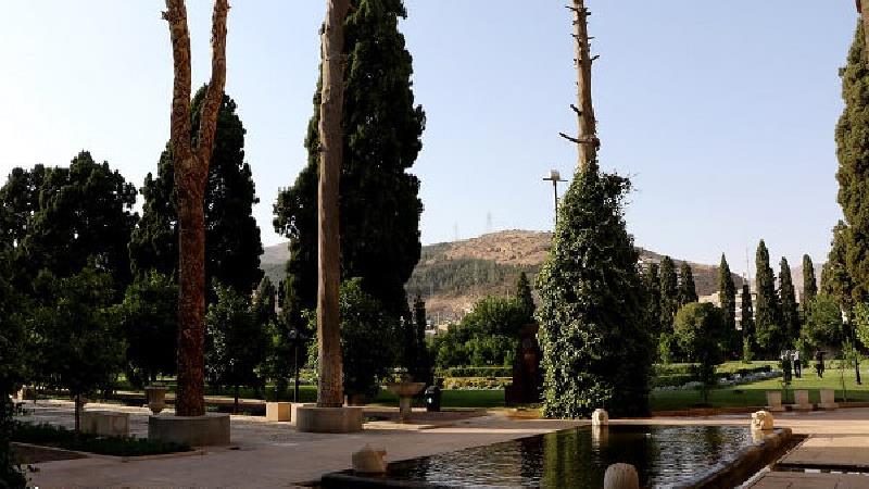 باغ جهان‌نما که در زمان آل مظفر ساخته شده