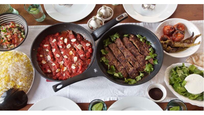 کباب تابه ای زعفرانی را چگونه درست کنیم