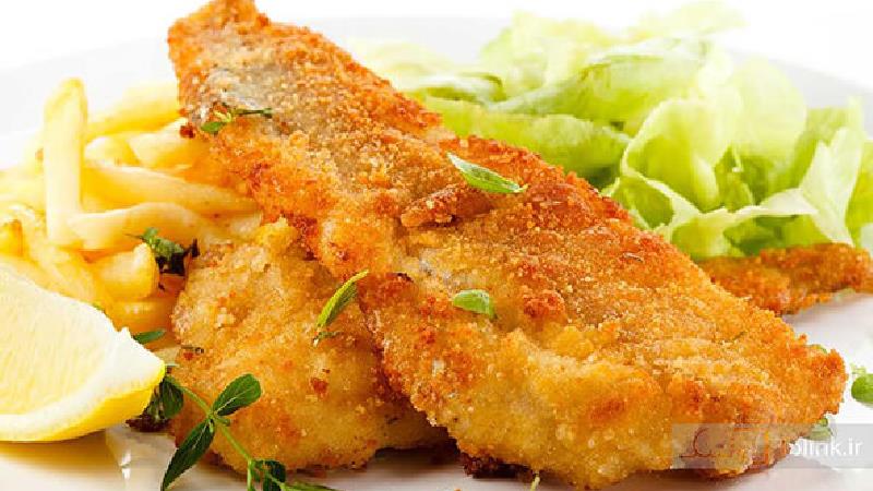 دستور پخت شنیسل ماهی