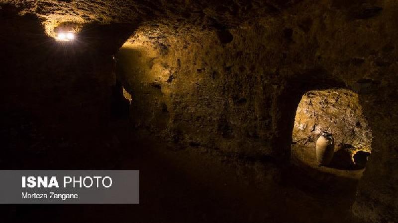 عکس هایی از شهر زیرزمینی کرد علیا  در استان اصفهان