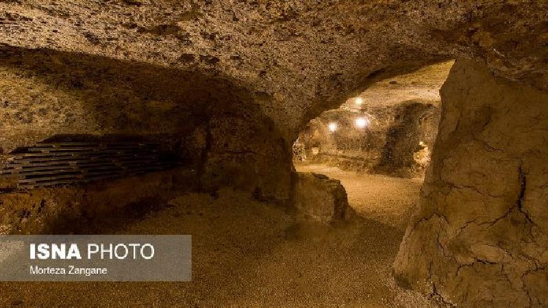عکس هایی از شهر زیرزمینی کرد علیا  در استان اصفهان
