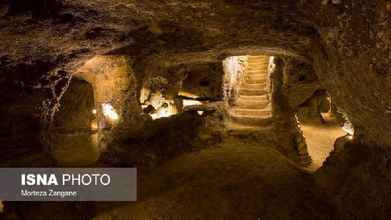 عکس هایی از شهر زیرزمینی کرد علیا  در استان اصفهان