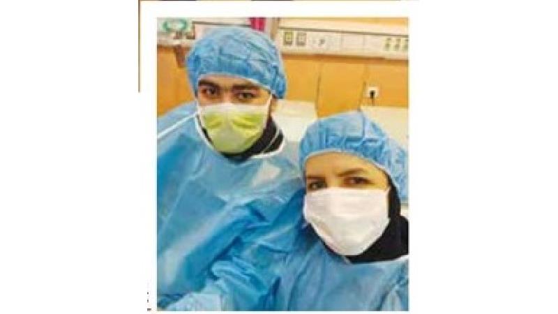 زن و شوهر مبتلا به کرونا