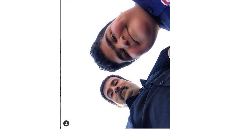 ابوالفضل رجبی در کنار احمد مراهنفر