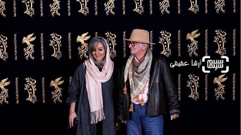 نسرین مرادی در کنار همسرش کامبوزیا پرتوی