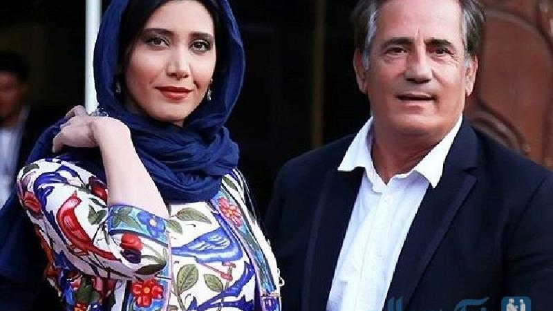 نیکی مظفری در کنار پدرش