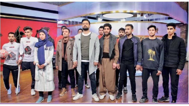 عکسی از پشت صحنه برنامه عصر جدید