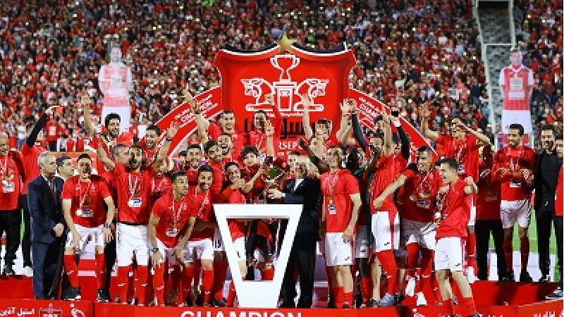 عکسی از جشن قهرمانی پرسپولیس