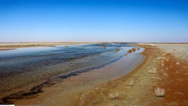 تالاب گاوخونی در استان اصفهان واقع شده است