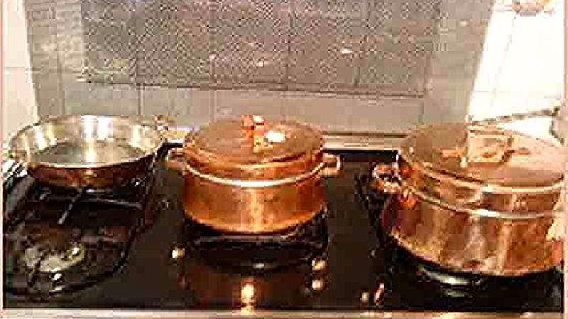 از ظروف مسی برای آشپزی استفاده کنیم یا نه