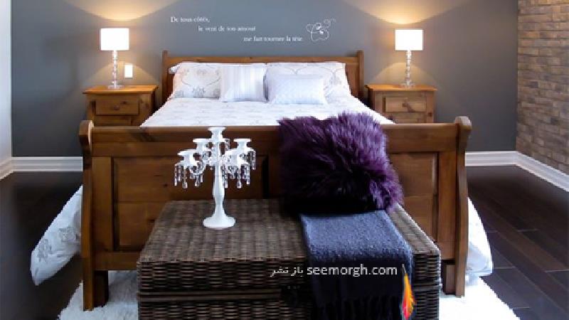 برای دکوراسیون اتاق خواب از رنگ خاکستری آبی استفاده کنید