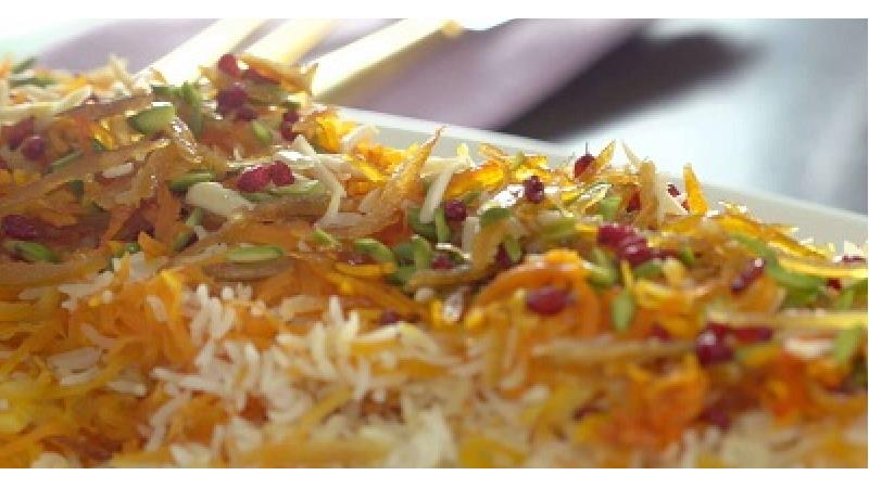 شیرین پلو از غذاهای جذاب برای مهمانی های رسمی است