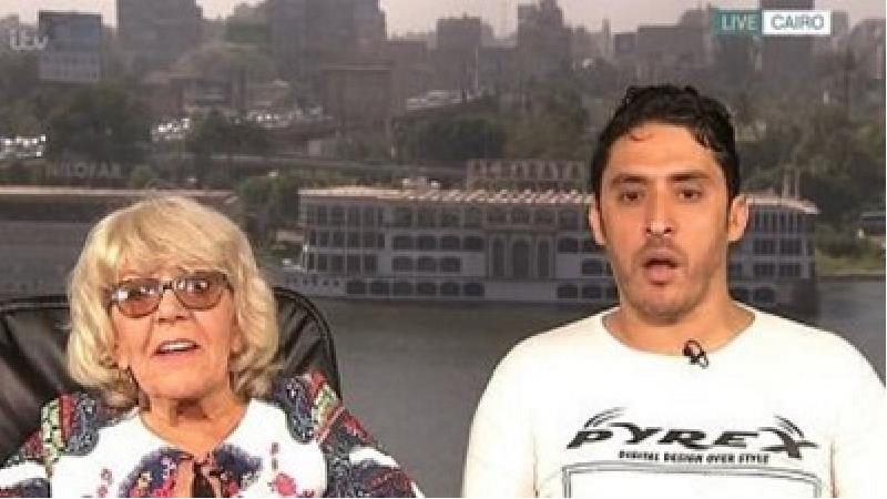 ازدواج جوان مصری با پیرزن انگلیسی