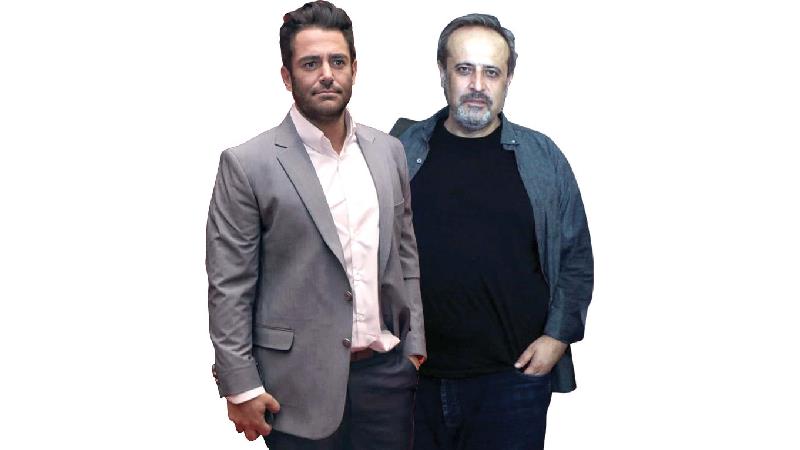 محمدرضا گلزار در کنار حمید نعمت الله