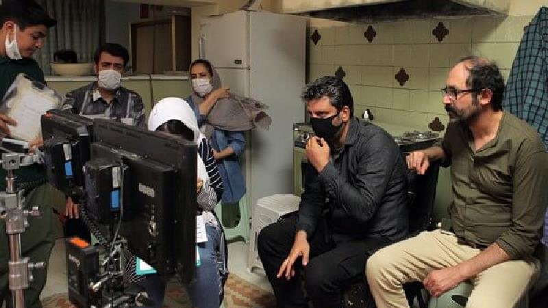 عکسی از پشت صحنه سریال نجلا