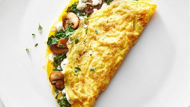 املت اسفناج و قارچ غذای مفیدی است