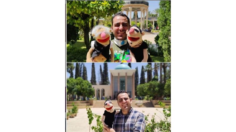 محمد لقمانیان و عروسک لقمه