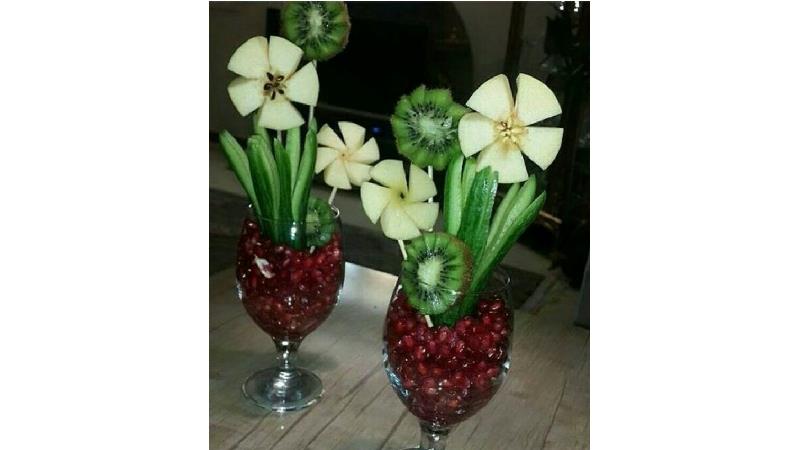 5 راه آسان برای تزئین شیک و خاص  انار شب یلدا 