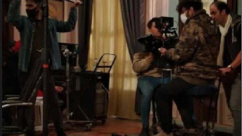 عکسی از پشت صحنه سریال بچه مهندس ۴