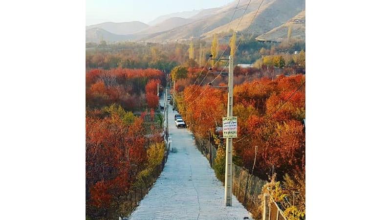 روستای فاجه یکی از مناطق دیدنی در لواسان است