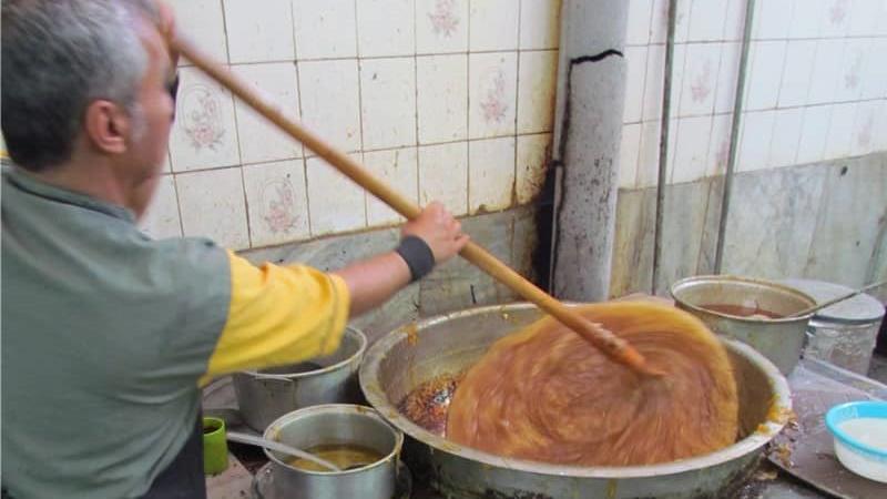 برای تهیه حلوای مسقطی لاری چه موادی لازم داریم