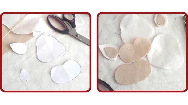 آموزش درست کردن عروسک نمدی گاو