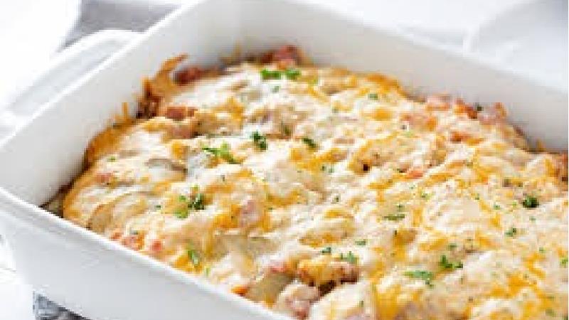 سیب زمینی پنیری را چطور در فر درست کنیم