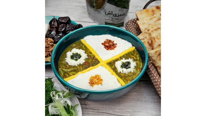 آش رشته را چگونه با سبزی خشک درست کنیم