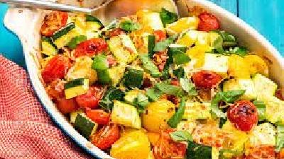 خوراک سبزیجات را چگونه در فر بپزیم