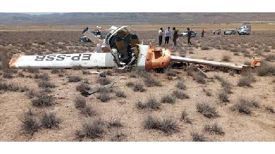 دو کشته در پی سقوط هواپیمای آموزشی در گرمه