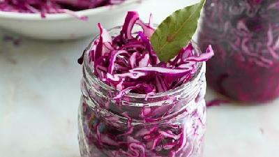 فوت و فن و طرز تهیه فوری ترشی کلم قرمز را یاد بگیرید