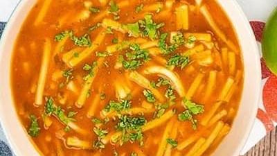 سوپ ورمیشل برای مجالس مناسب است