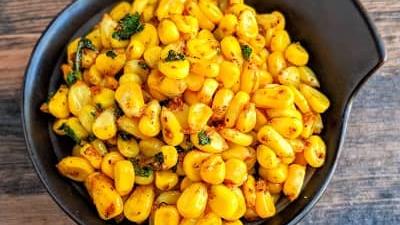 فریتر ذرت یک غذای گیاهی سالم و خوشمزه است