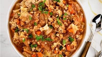 سوپ فلفل دلمه ای بسیار خوشمزه است