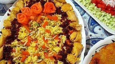 طرز تهیه و دستور پخت پلو مخلوط به و هویج را یاد بگیرید