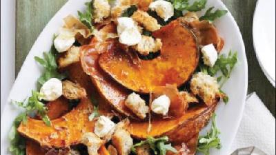 سالاد کدو حلوایی را چطور درست می کنند