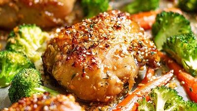 خوراک مرغ و سبزیجات را چطور بپزیم