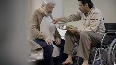 پوریا شکیبایی در نقش حبیب در سریال برف بی صدا می بارد